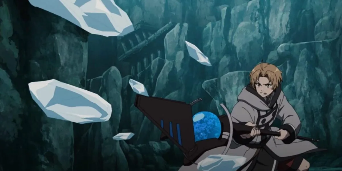 Момент из трейлера аниме Реинкарнация безработного: История о приключениях в другом мире